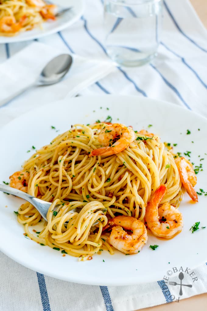 SHRIMP AGLIO E OLIO